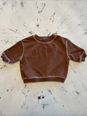 Brown Crewneck Sweatshirt 3-6 mo.